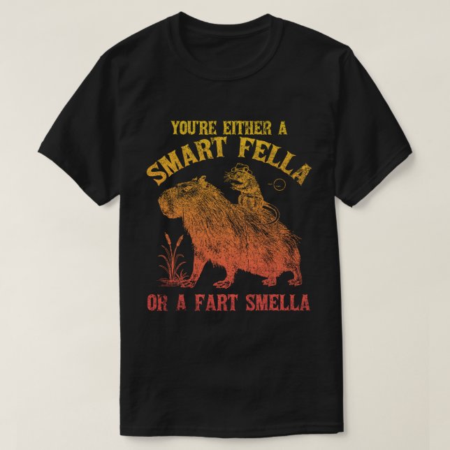 T-shirt Vous êtes soit une Fella intelligente, soit une Fa (Design devant)