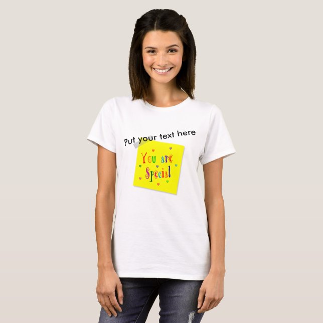 T-shirt Vous Êtes Spécial (Devant entier)