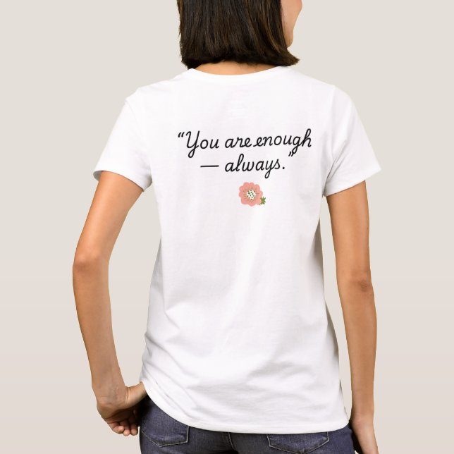 T-shirt vous êtes suffisant (Dos)