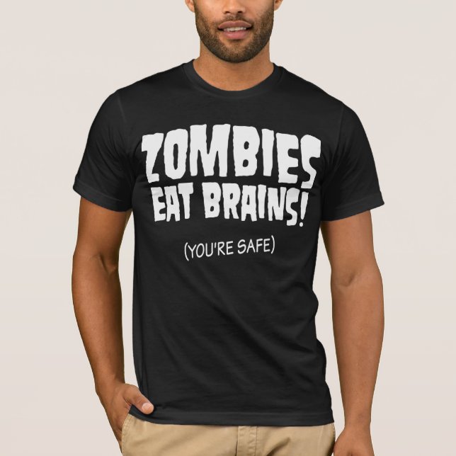 T-shirt Vous êtes sûrs des zombis (Devant)