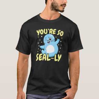 T-shirt Vous êtes tellement phoque ly sous l'eau Animal Bi