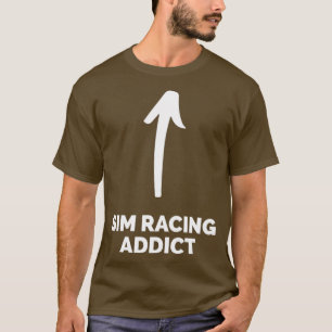 T-shirt Vous êtes un addict de course Sim