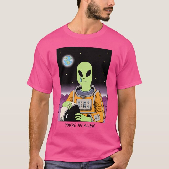 T-shirt Vous Êtes Un Alien (Devant)