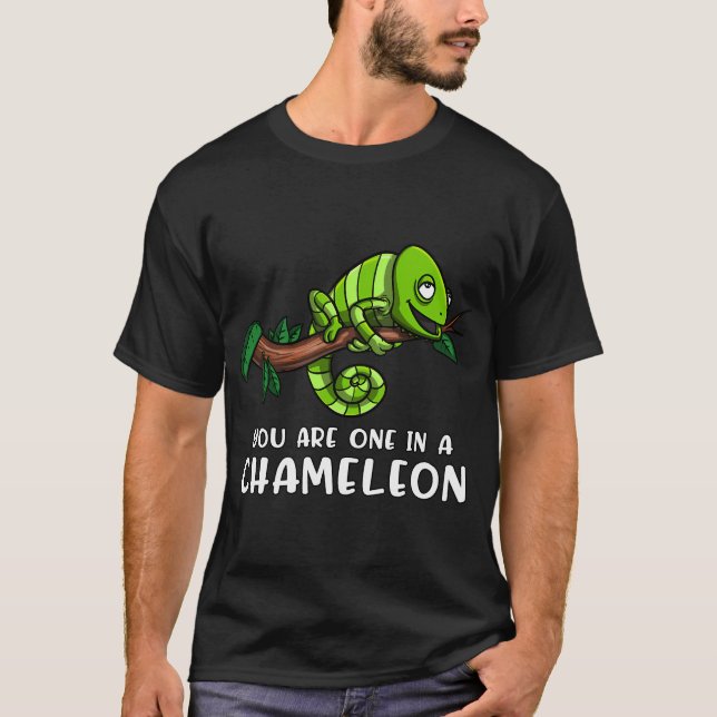 T-shirt Vous êtes un dans un caméléon (Devant)