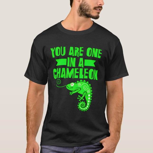T-shirt Vous Êtes Un Dans Un Pun Chameleon (Devant)