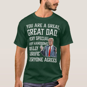 T-shirt Vous êtes un grand père Drôle Donald Trump Pèr