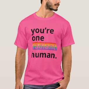 T-shirt Vous êtes une pluie transgenre radiante et bisexue