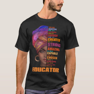 T-shirt Vous Êtes Unique Éducateur Fort Et Extraordinaire