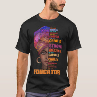 T-shirt Vous Êtes Unique Éducateur Fort Et Extraordinaire