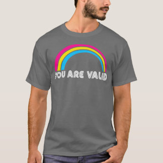 T-shirt Vous Êtes Valide Pansexual LGBT Pride Lgbtq Pride