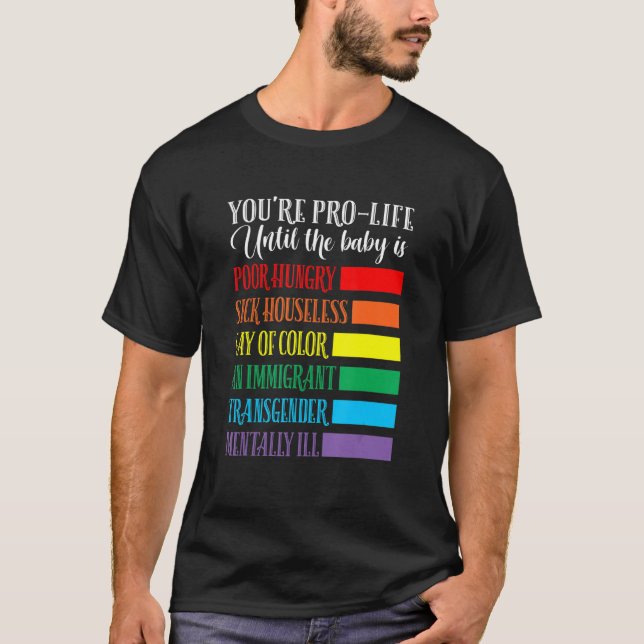 T-shirt Vous êtes Vêtements Pro Vie (Devant)