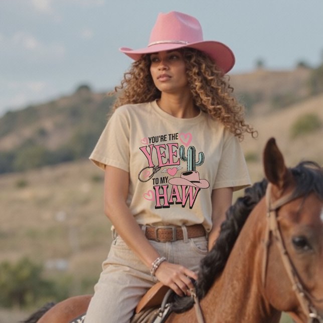 T-shirt Vous êtes Yee To My Haw Western Valentine (You’re The Yee To My Haw Western Valentine T-Shirt)