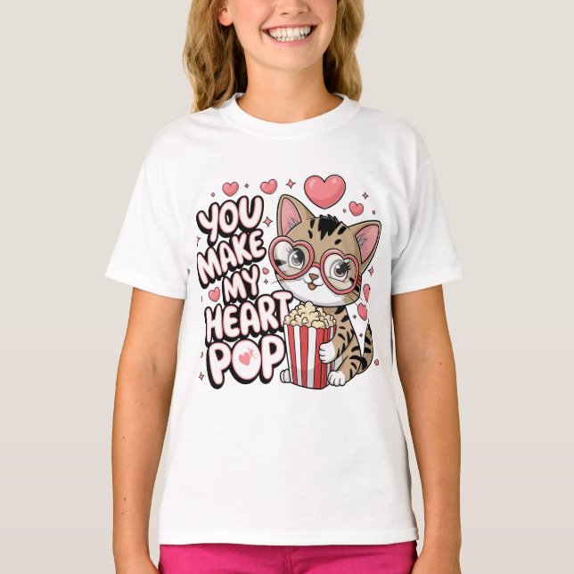 T-shirt Vous faites exploser mon cœur Design de la Saint-V (Devant)