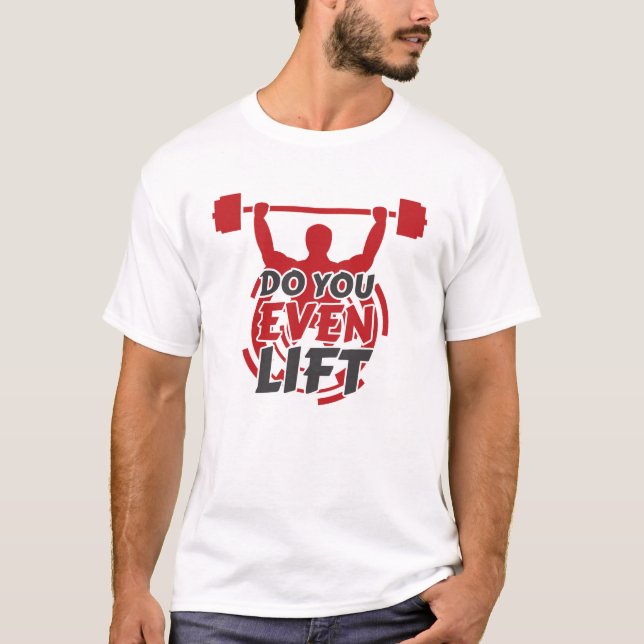 T-shirt Vous faites même de la musculation (Devant)