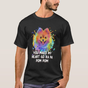 T-shirt Vous Faites Mon Coeur Aller Ra Pa Pom Pom Humo Pom