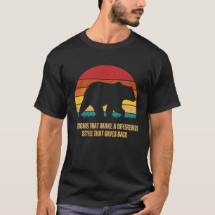 T-shirt vous faites une différence chaque jour, différence