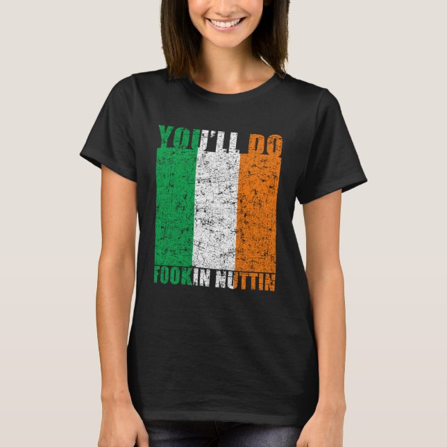 T-shirt Vous ferez Fookin Nuttin Irish Pride Boxe MIXED MA (Devant)