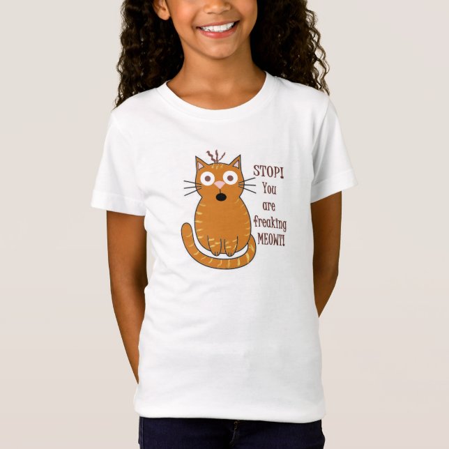 T-Shirt Vous Freaking Meowt !  Pièce en t animale de (Devant)