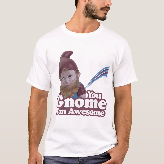 T-shirt vous gnome je suis impressionnant (Devant)