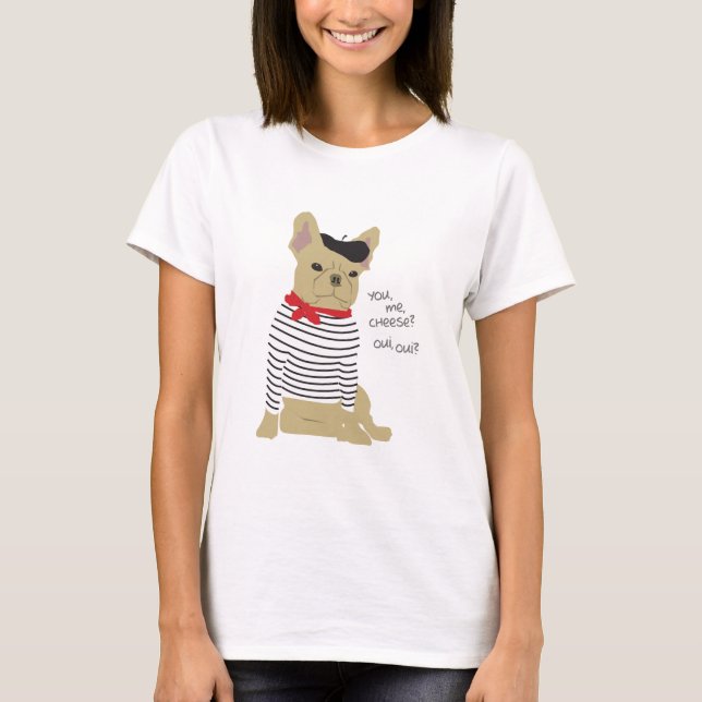 T-shirt Vous, je, fromage ? (Devant)