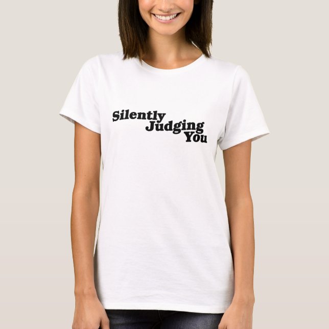 T-shirt Vous juger en silence (Devant)