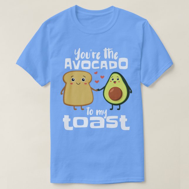 T-shirt Vous L'Avocado À Mon ToastAmusant Avocado Guacamo (Design devant)