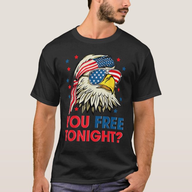 T-shirt Vous Libérez Ce Soir 4 juillet Indépendance (Devant)