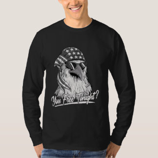 T-shirt Vous Libérez Ce Soir Drapeau Américain Aigle Patri
