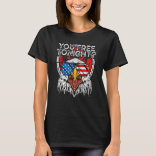 T-shirt Vous Libérez Tonight Bald Eagle Usa Drapeau Patrio