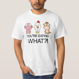 T-shirt Vous mangez ce qui ? ! - Vous mangez ce qui ? ! -