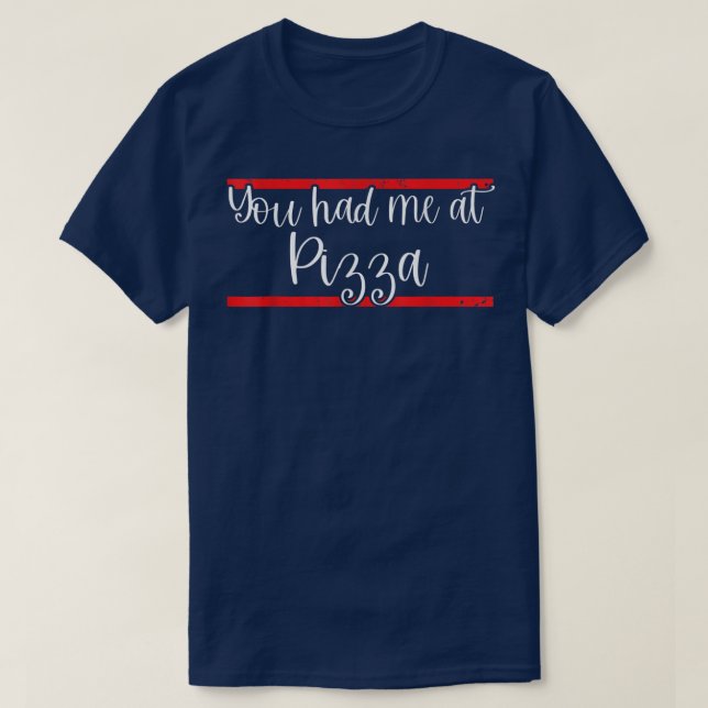 T-shirt Vous M'Avez Eu À Pizza2307 (Design devant)