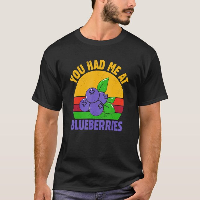 T-shirt Vous M'Avez Eu Chez Blueberry Fruit Blueberry (Devant)