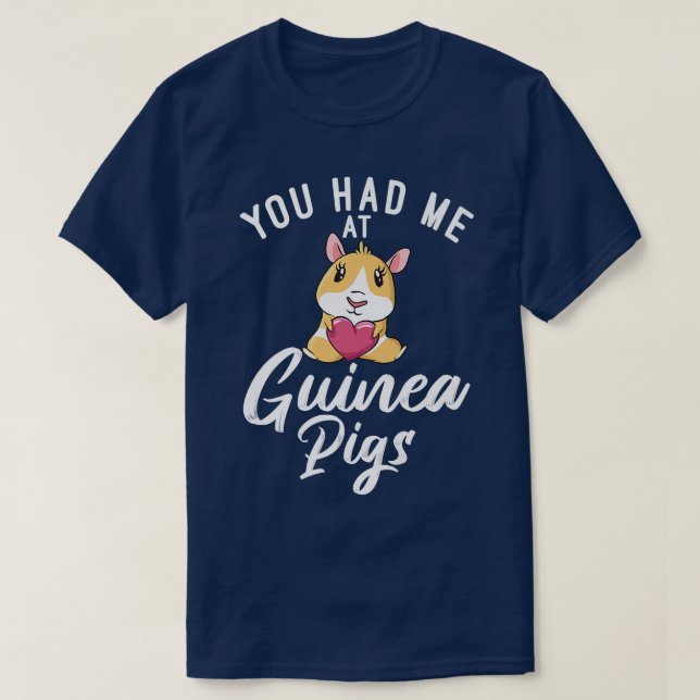 T-shirt Vous m'avez eu chez Cute Guinea Pigs Premium (Design devant)