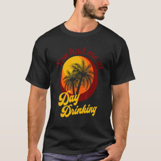 T-shirt Vous M'Avez Fait Boire À La Journée Retro Beach Su