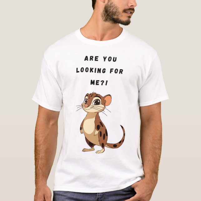 T-shirt Vous Me Cherchez ? ! Chat drôle (Devant)