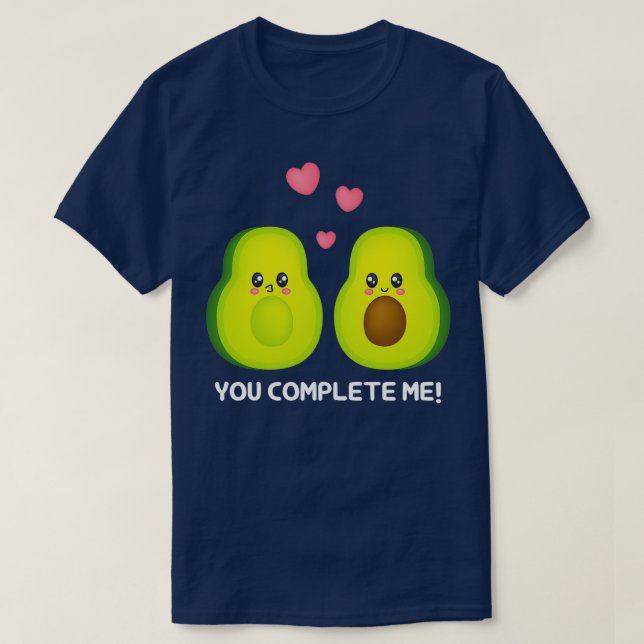 T-shirt Vous Me Complétez Avocado 1 (Design devant)