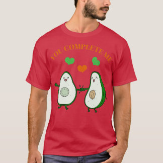 T-shirt Vous me complétez mignon design avocat