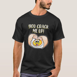 T-shirt Vous Me Crackez ! Oeuf Drôle Avec Humour Qui Dit P