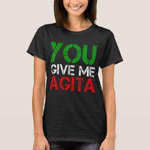 T-shirt Vous Me Donnez Agita Humour Citation Italien 3