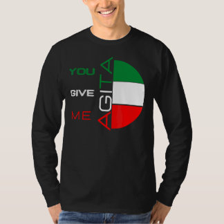 T-shirt Vous Me Donnez Agita Humour Citation Italienne 10