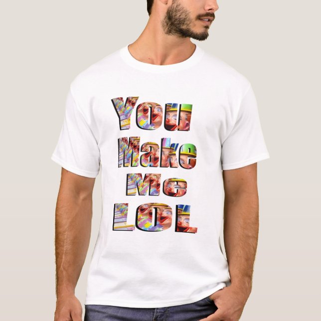 T-shirt Vous Me Faites Lol Logo, (Devant)