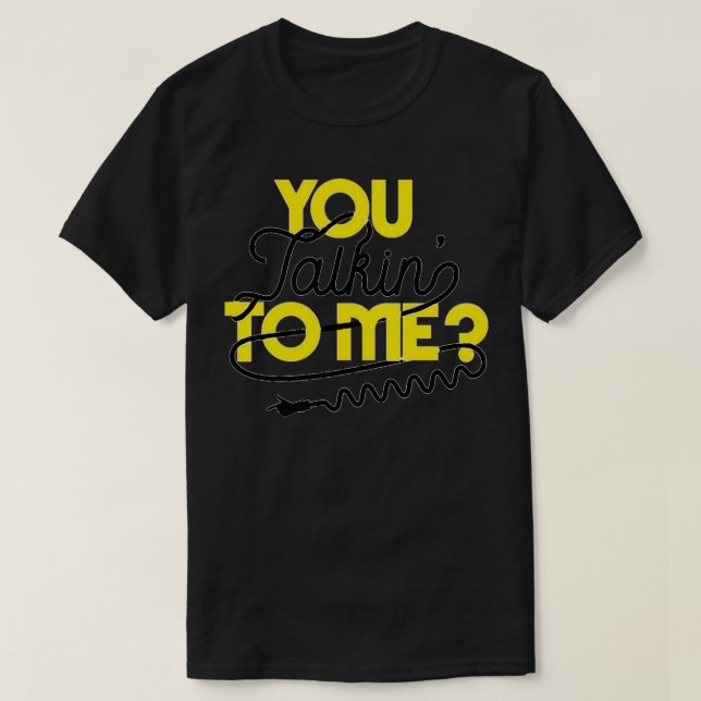 T-shirt Vous Me Parlez Citation De Conducteur De Taxi (Design devant)