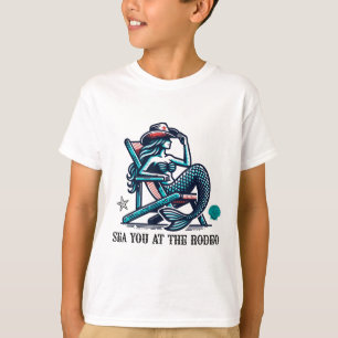 T-shirt Vous Me Verrez Au Rodéo Sirène Et Chapeau De Cow-B