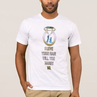 T-shirt Vous m'épouserez proposition de mariage