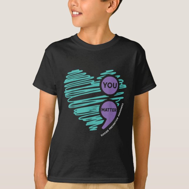 T-shirt Vous mois de la sensibilisation à la prévention du (Devant)