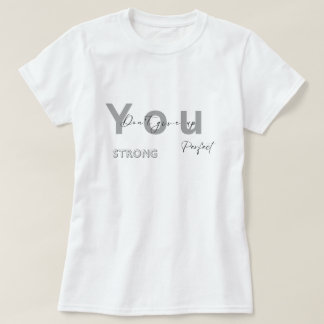 T-shirt Vous n'abandonnez pas la base parfaite