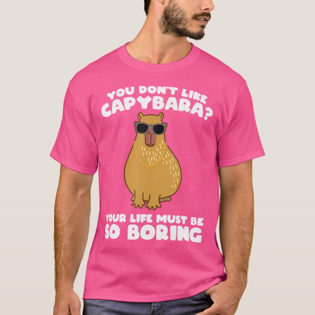 T-shirt Vous N'Aimez Pas Capybara Capybaras (Devant)