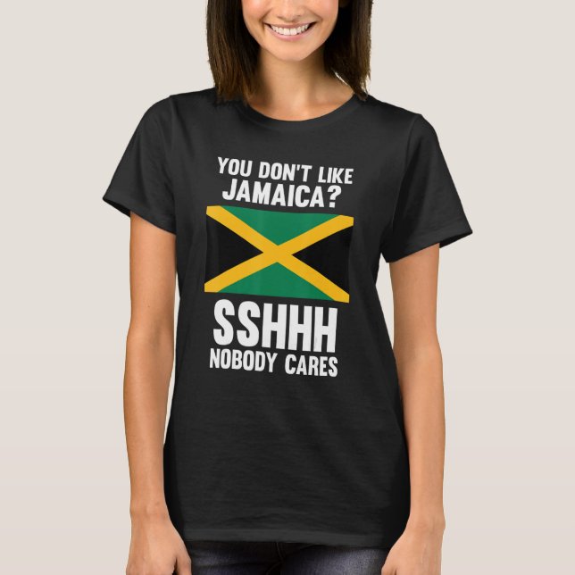 T-shirt vous n'aimez pas la Jamaïque si personne ne s'inté (Devant)