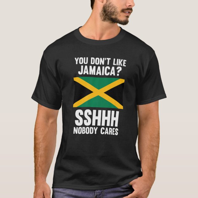 T-shirt vous n'aimez pas la Jamaïque si personne ne s'inté (Devant)