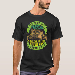 T-shirt Vous n'arrêtez pas l'agriculture paysanne locale p
